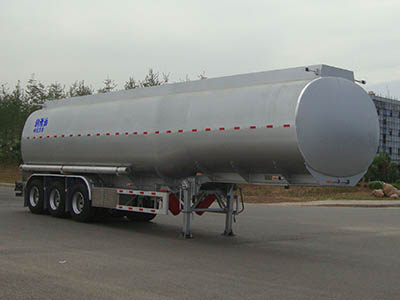 凌宇牌12.3米33.8吨3轴润滑油罐式运输半挂车(CLY9400GRH)