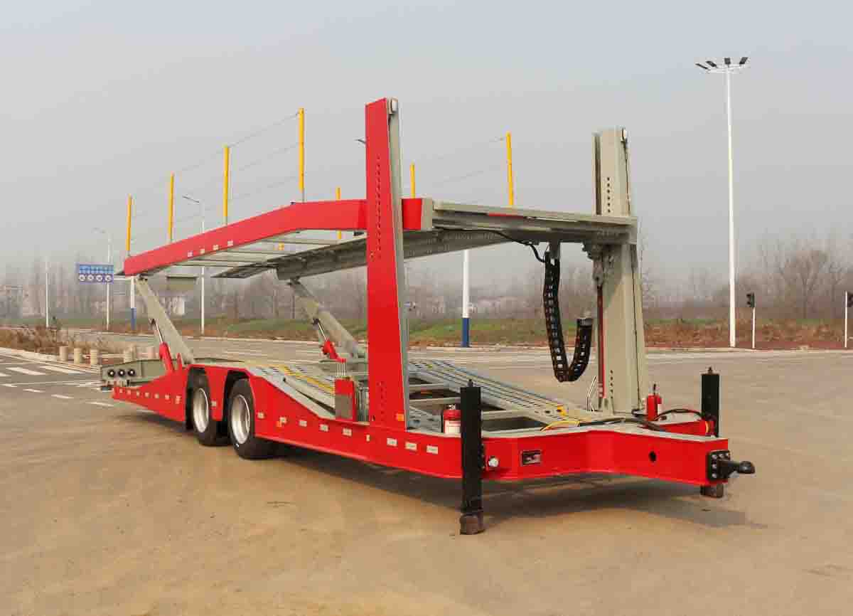 开乐牌12米10.3吨2轴中置轴车辆运输挂车(AKL9171TCL)
