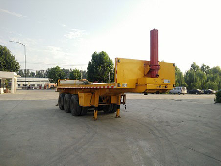 东正牌8.8米33.4吨3轴平板自卸半挂车(ADZ9401ZZXP)