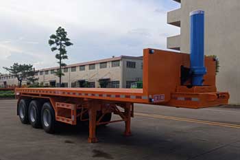 新日钢牌8.9米32.3吨3轴平板自卸半挂车(FFR9400ZZXP)