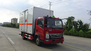 易燃气体厢式运输车