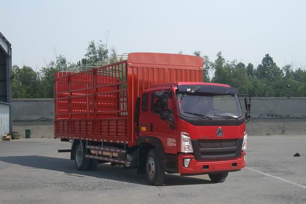 豪沃牌ZZ5187CCYG521DE1L仓栅式运输车