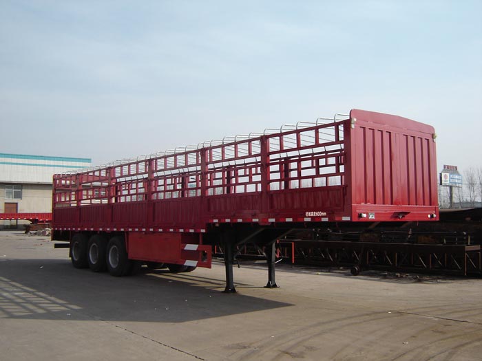 宇田牌13米31.5吨3轴仓栅式运输半挂车(LHJ9400XCL)