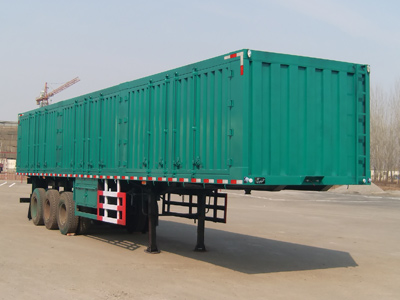 齐鲁中亚牌11.5米33吨3轴厢式运输半挂车(DEZ9402XXY)