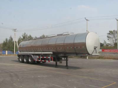 陆平机器牌12.6米33吨3轴铝合金食用油运输半挂车(LPC9400GSYD)