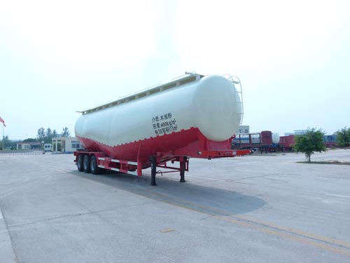 麟州牌13米28.5吨3轴低密度粉粒物料运输半挂车(YDZ9401GFL)