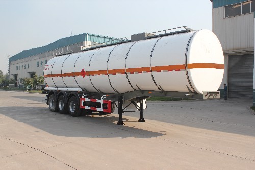 绿叶牌11.7米30吨3轴化工液体运输半挂车(JYJ9400GHY)