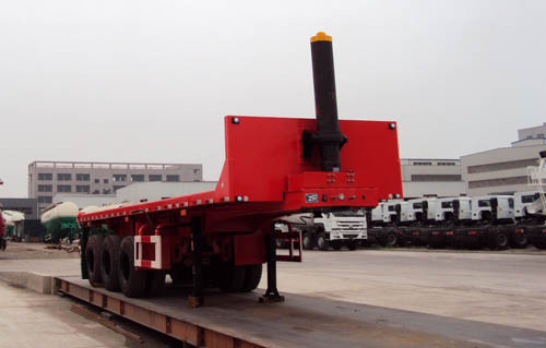 唐鸿重工牌11.5米32.2吨3轴平板自卸半挂车(XT9403ZZXP)