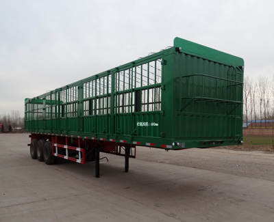 齐鲁中亚牌13米33.7吨3轴仓栅式运输半挂车(DEZ9405CCY)