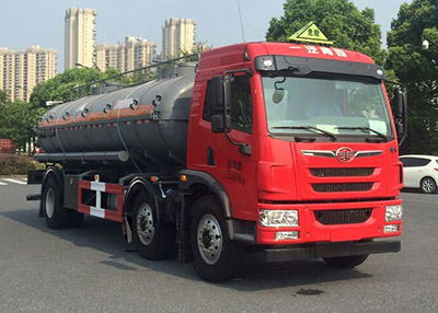 HZZ5251GFW型腐蚀性物品罐式运输车图片