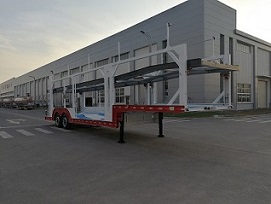 天明牌13.7米10.7吨2轴车辆运输半挂车(TM9190TCL)