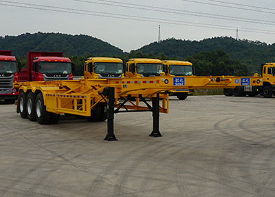 韶液牌12.4米34.5吨3轴集装箱运输半挂车(SGQ9400TJZ)