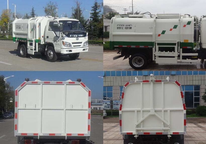 福田牌BJ5036ZZZ-AA自装卸式垃圾车公告图片