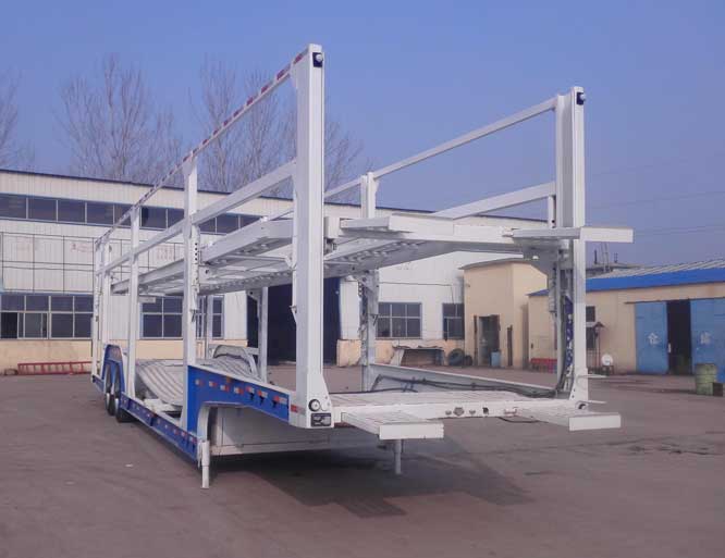 鸿运达牌13.8米12.9吨2轴乘用车辆运输半挂车(ZZK9200TCC)