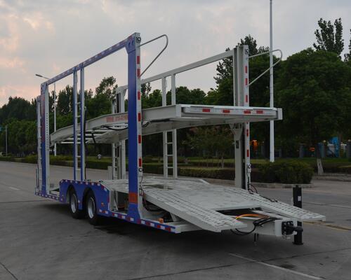 欧曼牌10.6米7.4吨2轴中置轴车辆运输挂车(HFV9150TCL)