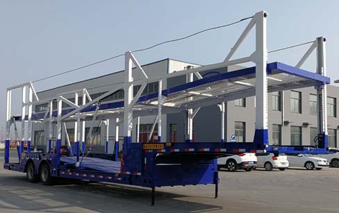 盛川达牌13.8米20.6吨2轴车辆运输半挂车(HSF9280TCL)