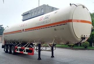 中国中车牌13.2米22.6吨3轴低温液体运输半挂车(XZB9403GDY)