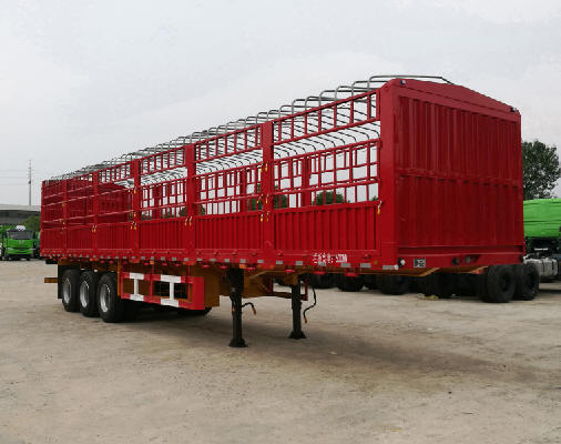 兆鑫牌13米33吨3轴仓栅式运输半挂车(CHQ9404CCY)