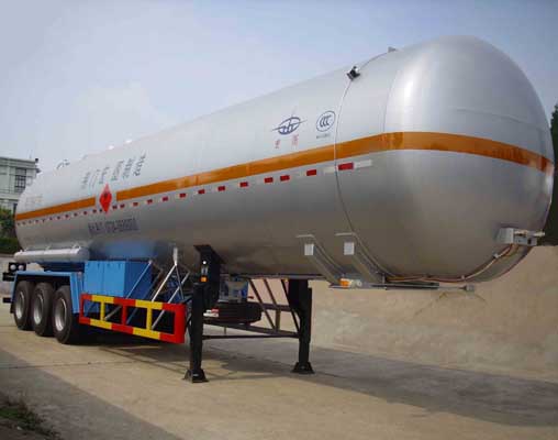 宏图牌13米28吨3轴液化气体运输半挂车(HT9408GYQ7)