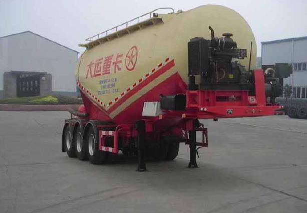 大运牌10.7米31.6吨3轴中密度粉粒物料运输半挂车(DYX9401GFL355)