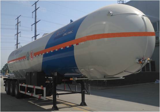 安瑞科牌13米26.4吨3轴液化气体运输半挂车(HGJ9401GYQ11)