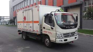 易燃气体厢式运输车