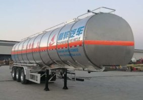 铝合金易燃液体罐式运输半挂车