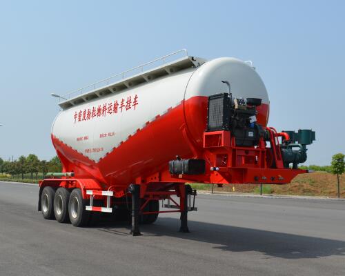 欧曼牌10.1米32.2吨3轴中密度粉粒物料运输半挂车(HFV9400GFL)