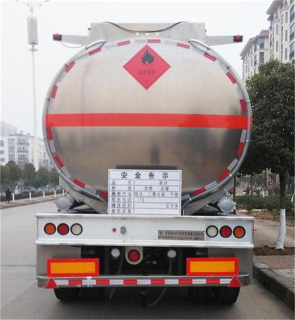 东风牌DFZ9402GRY铝合金易燃液体罐式运输半挂车公告图片