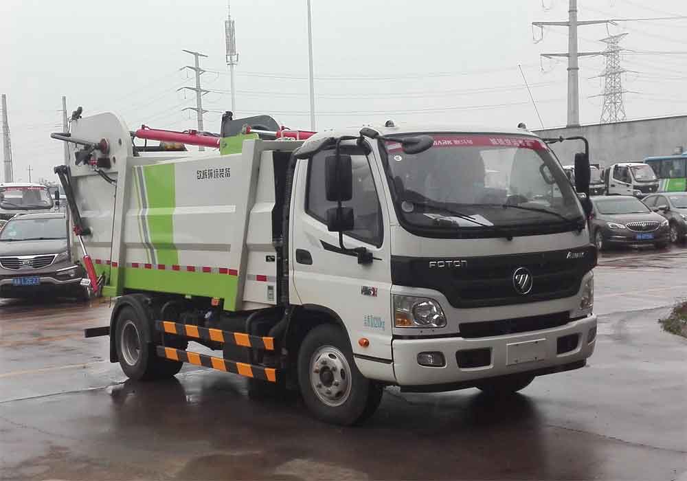 福田欧马可 BJ5082ZYSE5-H3压缩式垃圾车图片