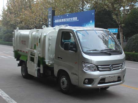福田牌BJ5030ZZZ-AA自装卸式垃圾车