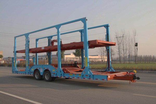 广大鸿远牌11.5米7.8吨2轴中置轴车辆运输挂车(GHY9151TCL)