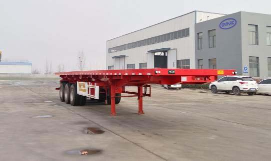 亿拖牌9.5米33.8吨3轴平板自卸半挂车(CYT9404ZZXPA)