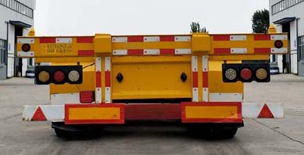 海克森牌HLE9400TJZA集装箱运输半挂车公告图片