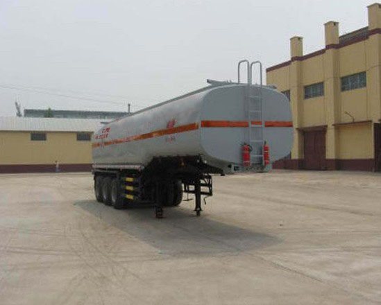旗林牌11.2米30吨3轴化工液体运输半挂车(QLG9400GHY)