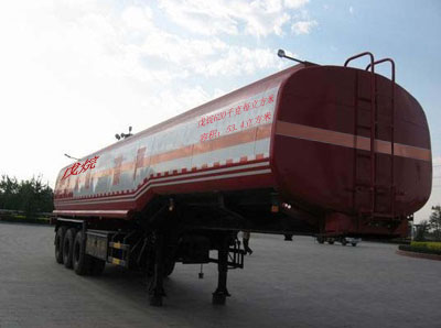 旗林牌13米30.1吨3轴化工液体运输半挂车(QLG9401GHY)