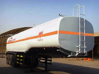 旗林牌11.2米32吨3轴化工液体运输半挂车(QLG9403GHY)