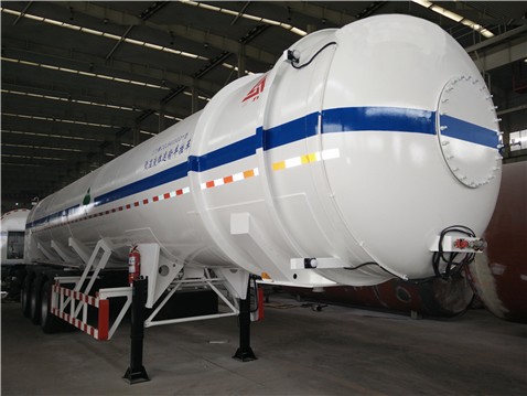 三力牌12.8米20吨3轴低温液体运输半挂车(CGJ9403GDY)