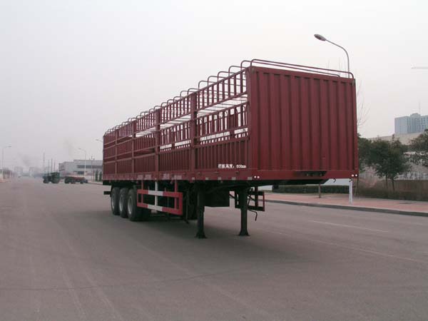 圣岳牌13米33.2吨3轴仓栅式运输半挂车(SDZ9402XCL)