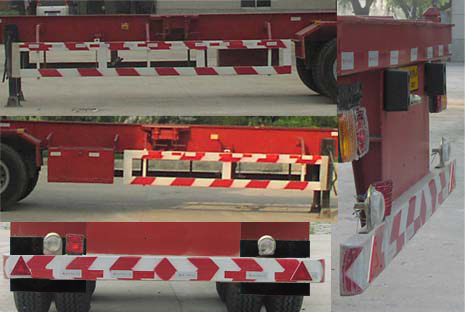 铮铮牌YAJ9350TJZ集装箱运输半挂车公告图片