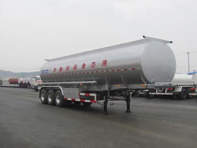 陆平机器牌11.4米33.5吨3轴铝合金食用油运输半挂车(LPC9401GSYD)