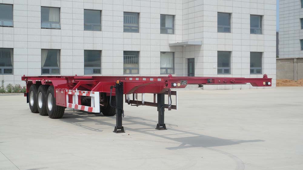 铮铮牌12.2米34.7吨3轴集装箱运输半挂车(YAJ9400TJZA)