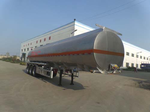 恒信致远牌12.8米32.8吨3轴铝合金易燃液体罐式运输半挂车(CHX9403GRY)