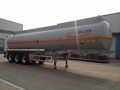 瑞江牌12.1米31.5吨3轴易燃液体罐式运输半挂车(WL9409GRYC)