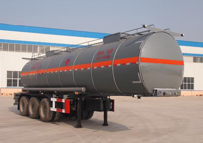 景阳岗牌10.2米31.3吨3轴易燃液体罐式运输半挂车(SFL9404GRY)