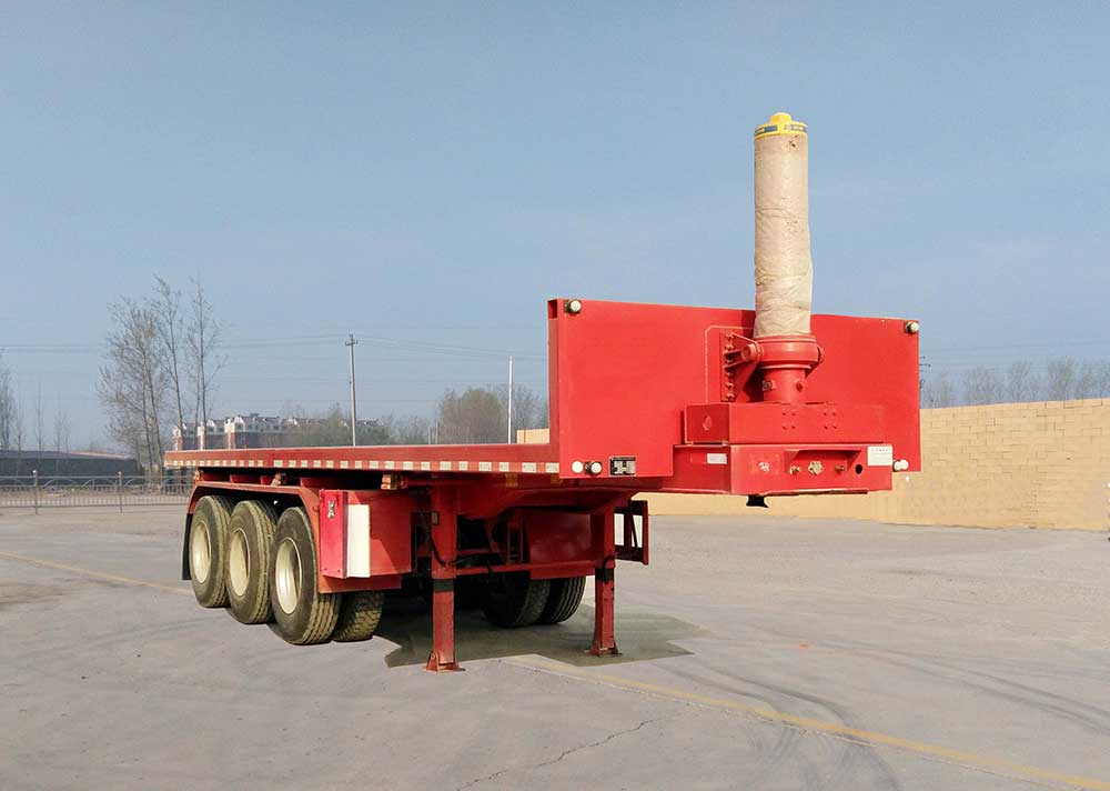 常利达牌10.5米32.2吨3轴平板自卸半挂车(GCL9401ZZXP)