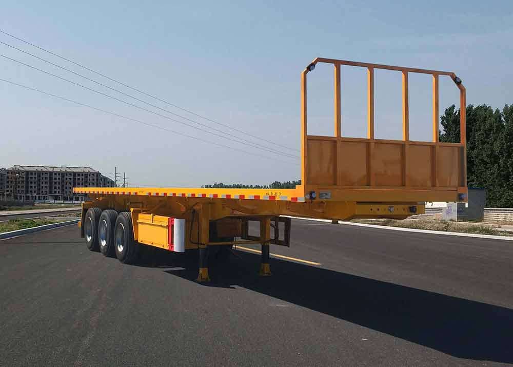 常利达牌11.5米33吨3轴平板自卸半挂车(GCL9402ZZXP)