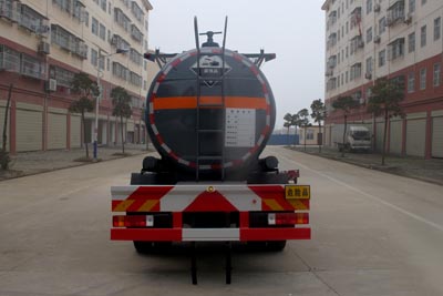 程力威牌CLW5257GFWB5腐蚀性物品罐式运输车公告图片