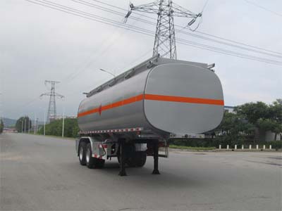 陆平机器牌9米24.2吨2轴易燃液体罐式运输半挂车(LPC9350GRYS)