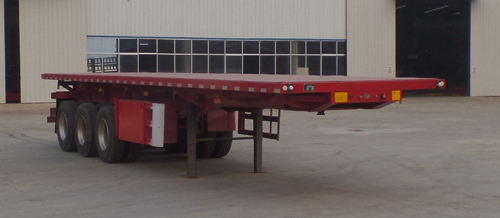 中郓通牌10米33.7吨3轴平板自卸半挂车(JZJ9405ZZXP)